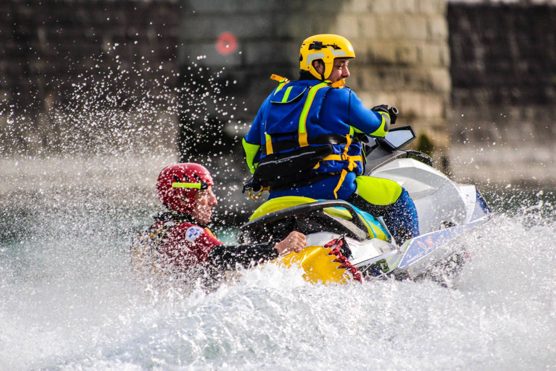 Foto von Flussrettungstraining